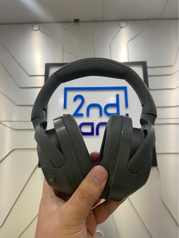 Tai nghe Sony ULT Wear WH-ULT900N - Màu xanh - Ngoại hình: 96% - Nứt vành tai trái, tróc đệm tai nhẹ - Kèm Box + túi vải