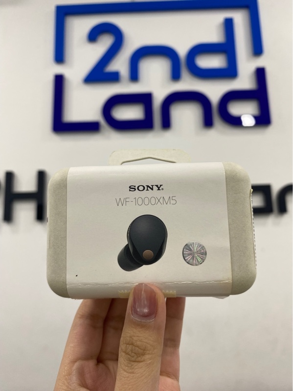 Tai nghe Sony WF-1000XM5 - Màu đen - Ngoại hình 97% - Kèm Box , dây sạc , 2 mút tai