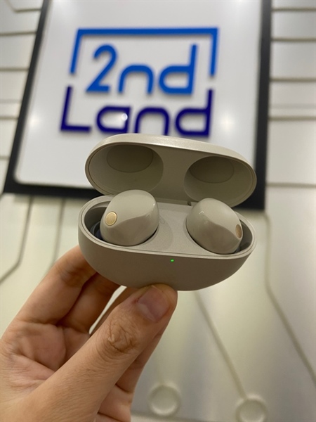 Tai nghe Sony WF-1000XM5 - Màu kem - Ngoại hình: 97% - Đã thay tips tai - Body 1