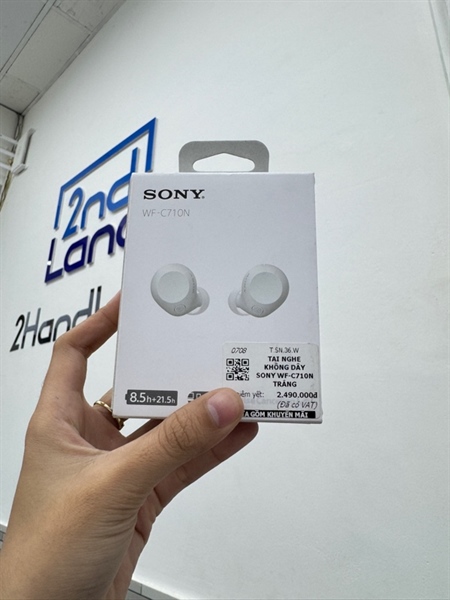 Tai nghe Sony WF-C710N - Màu trắng - Ngoại hình 98% - Fullbox