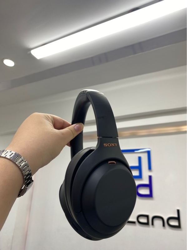 Tai nghe Sony WH-1000XM4 - Màu đen - Ngoại hình 97.5% - Kèm túi, sạc dây 3.5mm