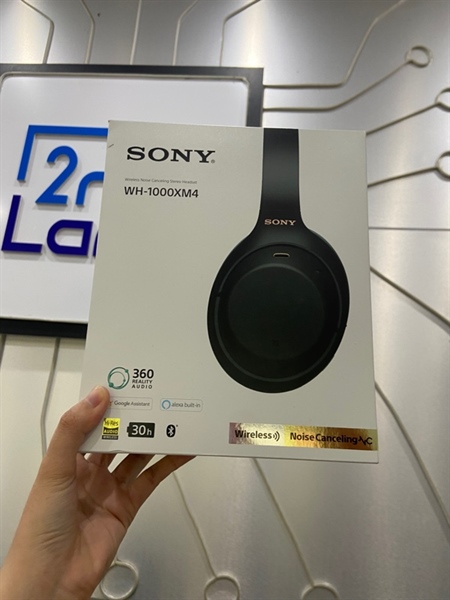 Tai nghe Sony WH-1000XM4 - Màu đen - Ngoại hình: 97% - Đã thay đệm + mic yếu - FullBox
