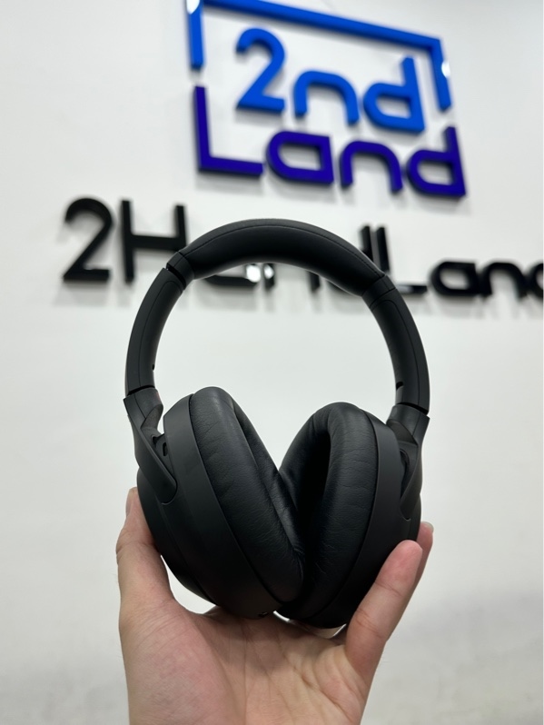 Tai nghe Sony WH-1000XM4 - Màu đen - Ngoại hình 98% - Kèm túi + Dây sạc + Dây 3.5mm