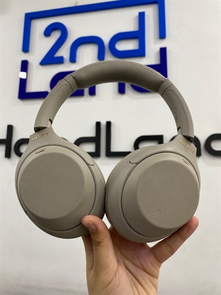 Tai nghe Sony WH-1000XM4 - Màu kem - Ngoại hình 98% - Đệm đầu nứt nhẹ - FullBox 1