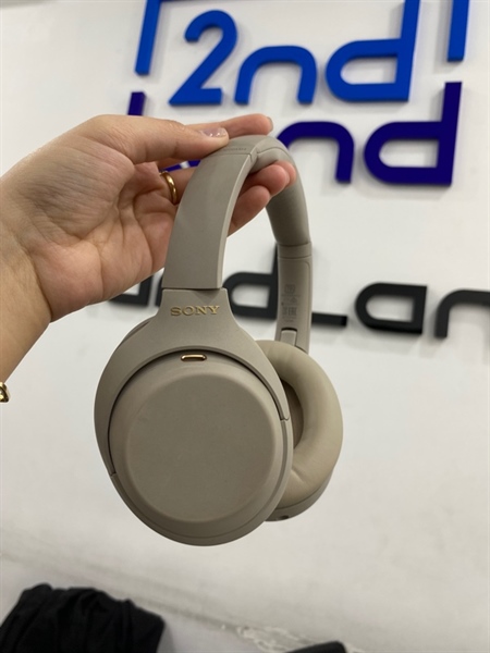 Tai nghe Sony WH-1000XM4 - Màu kem - Ngoại hình 98% - Đệm đầu nứt nhẹ - FullBox 3