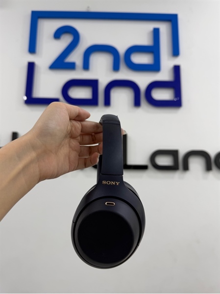Tai nghe Sony WH-1000XM4 - Màu xanh - Ngoại hình 98% - đệm đầu nứt , rách - Body 2