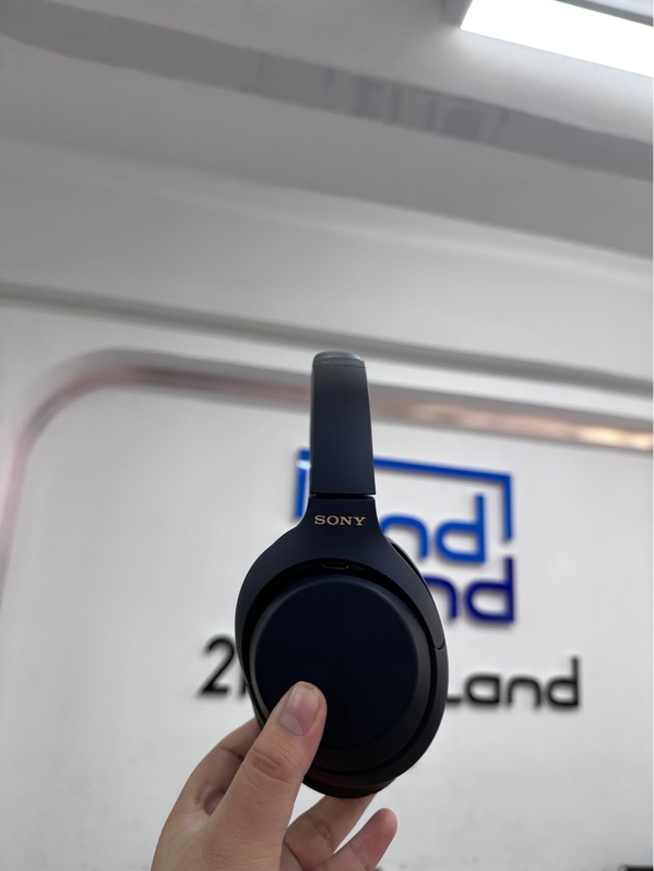 Tai nghe Sony WH-1000XM4 - Màu xanh - Ngoại hình 98% - Kèm túi, dây 3.5