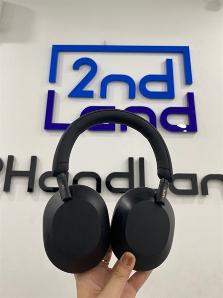 Tai nghe Sony WH-1000XM5 - Màu đen - Ngoại hình 97% - Dính keo - Kèm túi 1