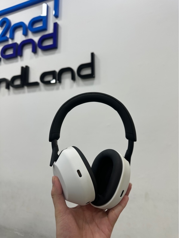 Tai nghe Sony WH-1000XM5 - Màu đen - Ngoại hình 97% - Kèm túi + Bộ skin ốp trắng