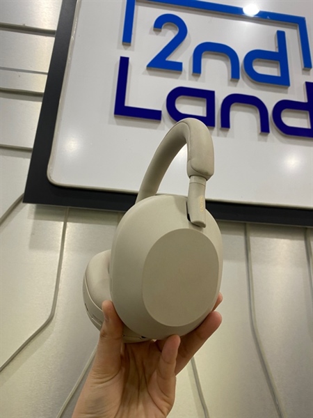 Tai nghe Sony WH-1000XM5 - Màu kem - Ngoại hình: 98% - Kèm túi + dây 3.5 1