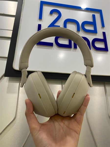 Tai nghe Sony WH-1000XM5 - Màu kem - Ngoại hình: 98% - Kèm túi + dây 3.5 2