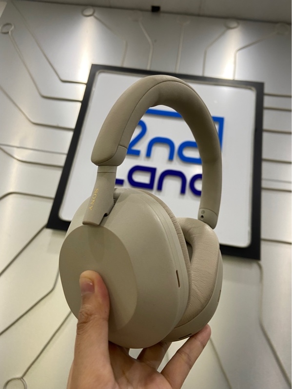 Tai nghe Sony WH-1000XM5 - Màu trắng - Ngoại hình: 97% - Xước - Kèm túi vải