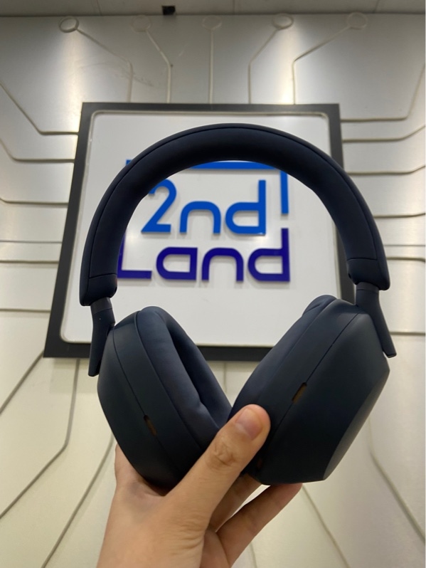 Tai nghe Sony WH-1000XM5 - Màu xanh - Ngoại hình: 97.5% - Kèm túi, dây 3.5mm, dây sạc
