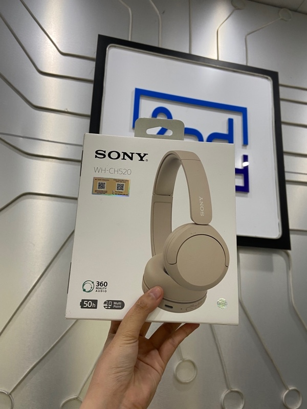 Tai nghe Sony WH-CH520 - Màu kem - Ngoại hình: 98% - FullBox