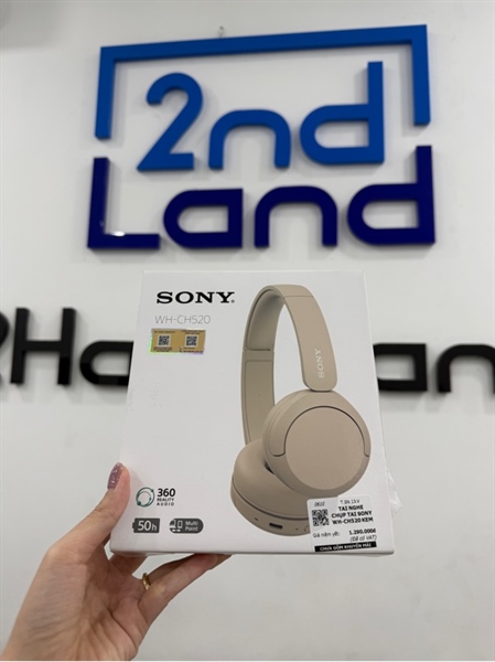 Tai nghe Sony WH-CH520 - Màu kem - Ngoại hình 98% - FullBox