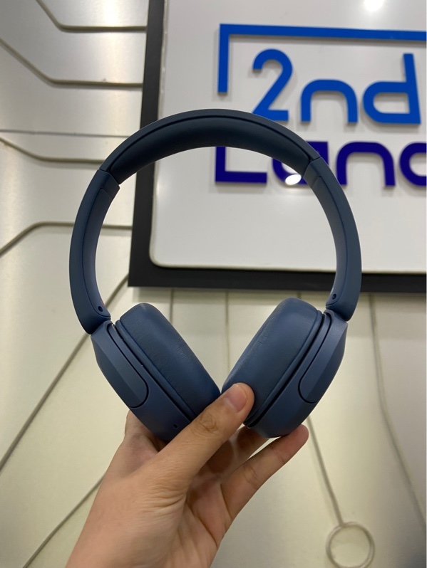 Tai Nghe Sony WH-CH520 - Màu xanh - Ngoại hình: 97% - Nứt nhẹ đệm tai - Body