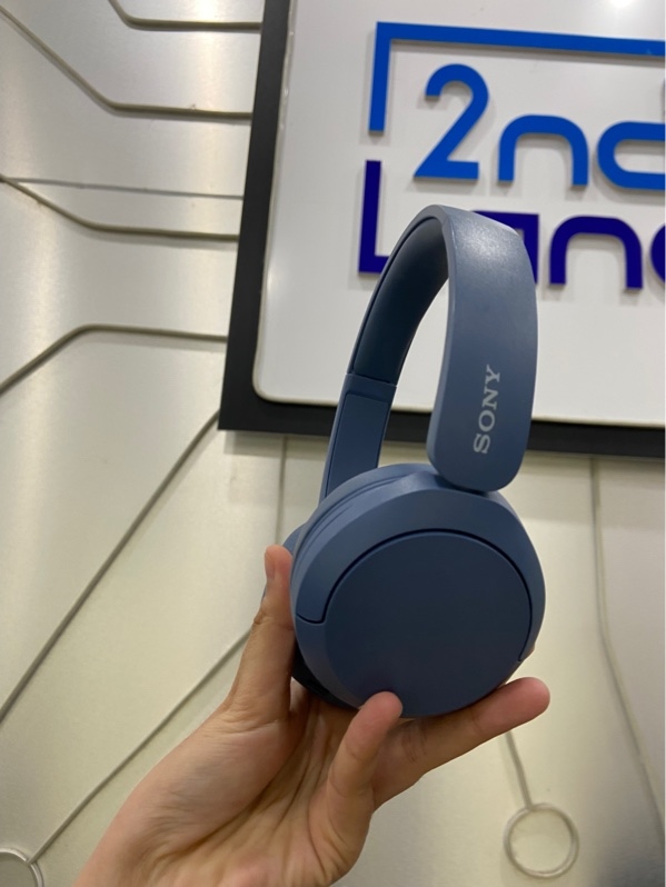 Tai Nghe Sony WH-CH520 - Màu xanh - Ngoại hình: 97% - Nứt nhẹ đệm tai - Body