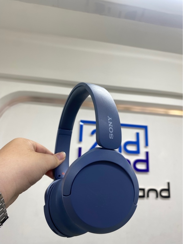 Tai nghe Sony WH-CH520 - Màu xanh - Ngoại hình 97% - Tróc nhẹ đệm tai nghe - Body