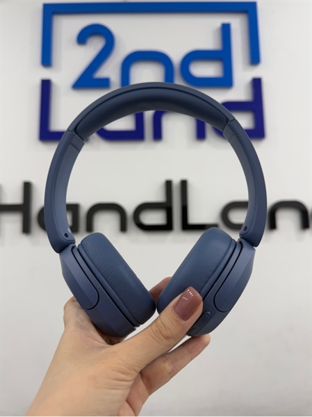 Tai nghe Sony WH-CH520 - Màu xanh - Ngoại hình 98% - Đệm tai nhăn - Kèm dây usb-c