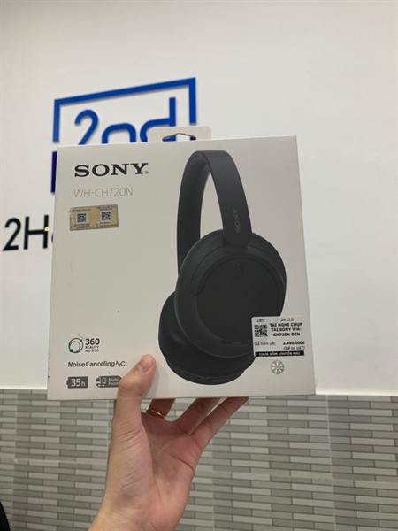 Tai nghe Sony WH-CH720N - Màu đen - Ngoại hình: 98% - Box 3