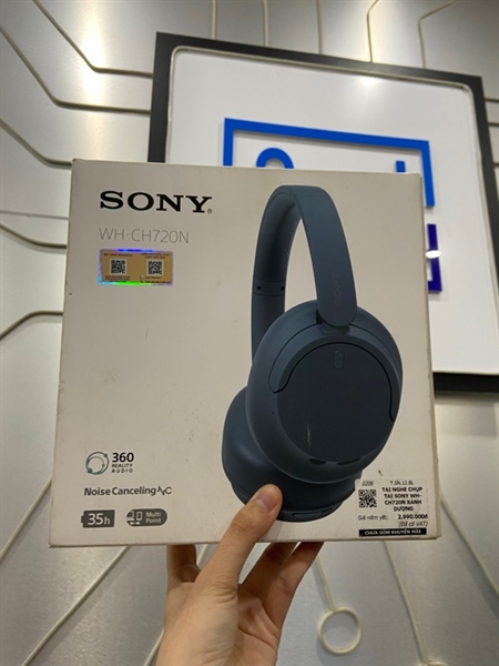 Tai nghe Sony WH-CH720N - Màu xanh - Ngoại hình: 98% - FullBox 2