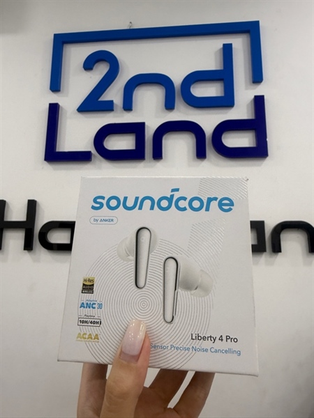 Tai nghe Soundcore Liberty 4 Pro - Màu trắng - Ngoại hình 98% - FullBox