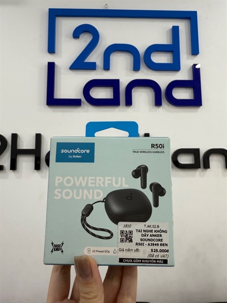 Tai nghe Soundcore R50i - Màu đen - Ngoại hình 98% - Box