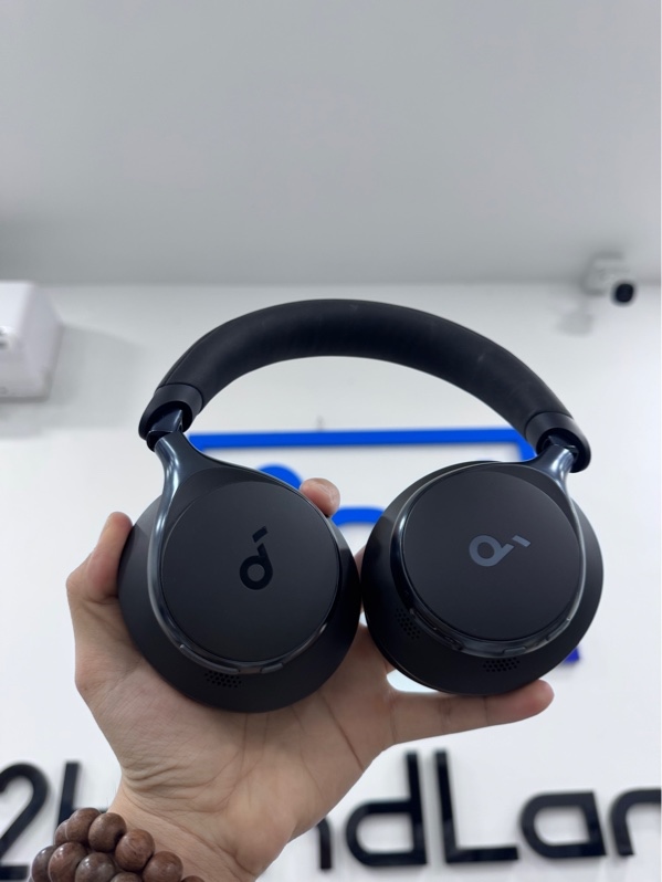 Tai nghe Soundcore Space One - màu xanh - Ngoain hình 98% - Bản lề tróc sơn nhẹ - Fullbox