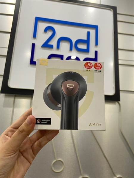 Tai nghe SoundPeats Air 4 Pro - Màu đen - Ngoại hình: 98% - Kèm Box