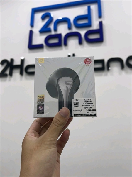 Tai nghe SoundPeats Air 5 - Màu đen - Ngoại hình 98% - Còn bảo hành cellphones đến ngày 28/08/2025 - Fullbox 3