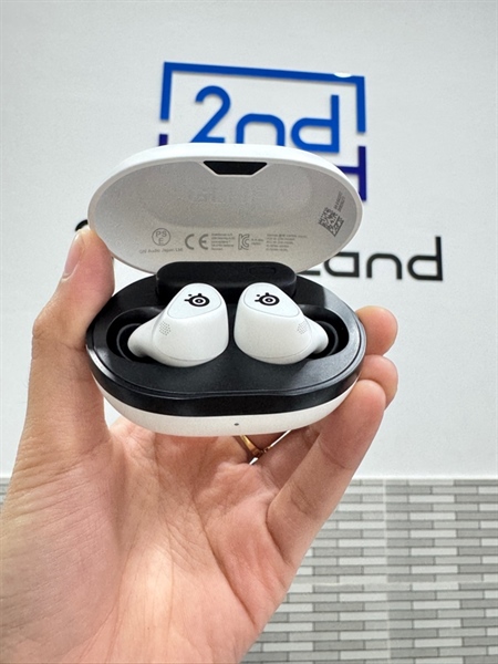 Tai nghe Steel Series Arctis Gamebuds - 2 mode bluetooth + 2.4G - Màu trắng - Ngoại hình: 98% - Fullbox 2