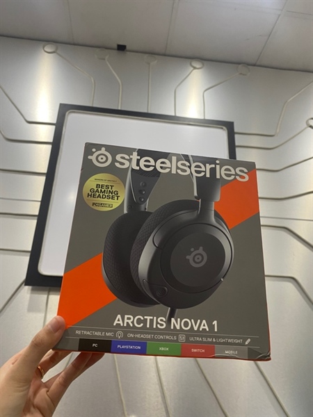 Tai nghe SteelSeries Arctis Nova 1 - Màu đen - Ngoại hình: 99% - FullBox