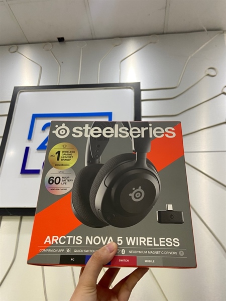 Tai nghe Steelseries Arctis Nova 5 Wireless - Màu đen - OpenBox