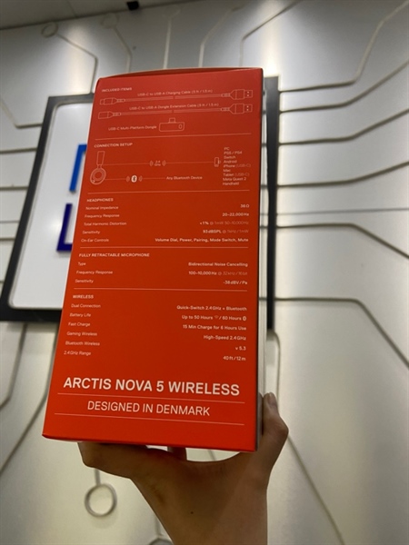 Tai nghe Steelseries Arctis Nova 5 Wireless - Màu trắng - Newseal 2