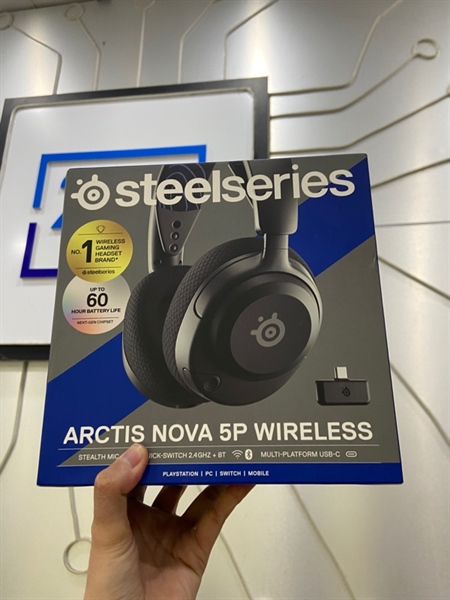 Tai nghe Steelseries Arctis Nova 5P Wireless - Màu đen - Newseal