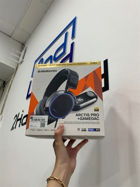 Tai nghe Steelseries Arctis Pro + Game DAC - Màu đen - Ngoại hình: 98% - Thiếu DAC - Box