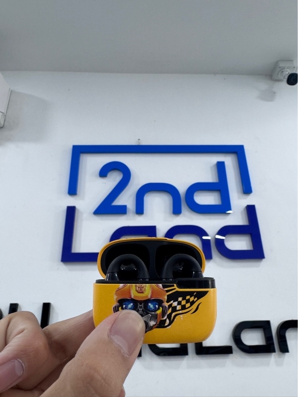 Tai nghe Tecno Transformers Bumblebee Edition - model TF-T05 - Màu đen vàng - Ngoại hình 97% - Trầy xước - Kèm box