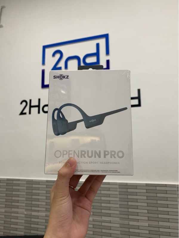 Tai nghe truyền xương Shokz Openrun Pro - Màu xanh - Ngoại hình: 98% - Fullbox - SP KHÔNG BẢO HÀNH - HƯ NGUỒN