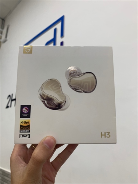 Tai nghe TWS Sound Peats H3 - Màu đen - Ngoại hình: 97% - Box