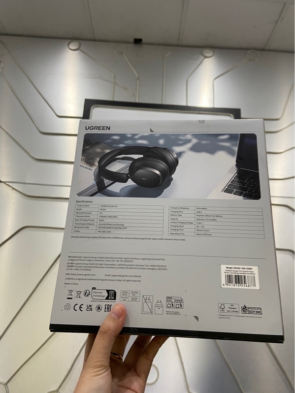 Tai Nghe Ugreen Studio Pro - Màu đen - Newseal