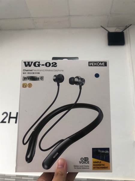 Tai Nghe Wekome WG-02 - Màu đen - Ngoại hình 98% - Kèm sạc - Kèm box