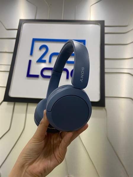 Tai nghe WH-CH520 - Màu xanh dương - Ngoại hình: 98% - Tróc da đệm tai nhẹ - Body 1