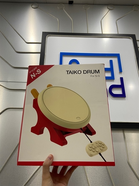Taiko Drum For Nintendo - Màu đỏ - Ngoại hình: 98% - Kèm Box