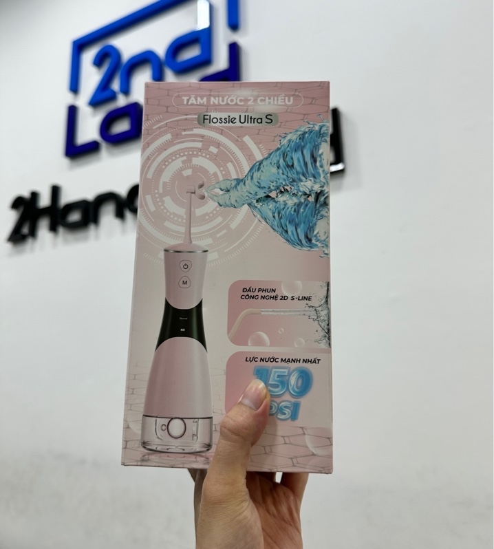 Tăm Nước 2 Chiều Flossie Ultra S - Màu hồng - Newseal