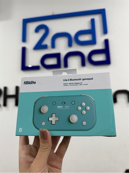 Tay cầm 8Bitdo Lite 2 Bluetooth Gamepad - Màu xanh - Ngoại hình 98% - FullBox