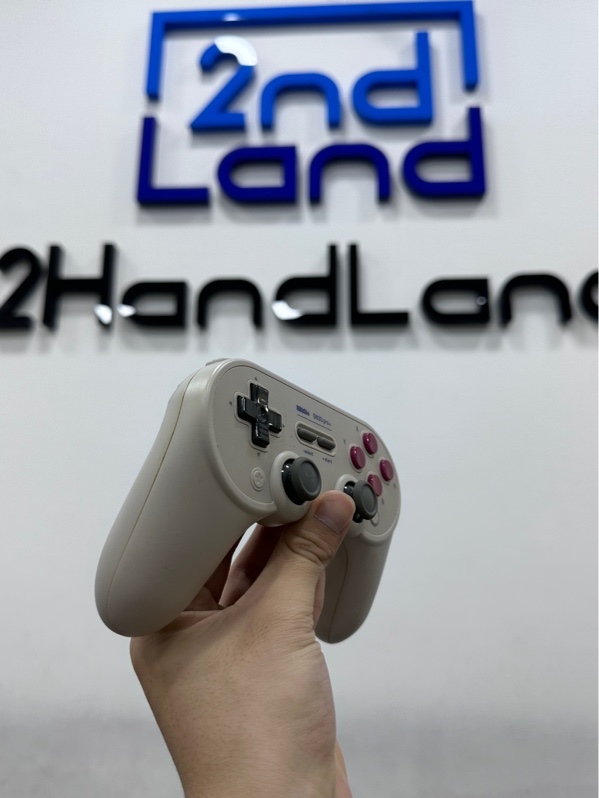Tay cầm 8BitDo SN30 Pro+ - 2 mode: dây + bluetooth - Màu kem - Ngoại hình 97% - Body