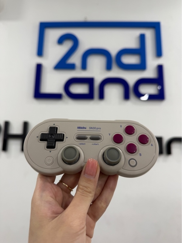 Tay cầm 8BitDo SN30 Pro Bluetooth - Màu kem - Ngoại hình 97% - Kèm box , dây sạc
