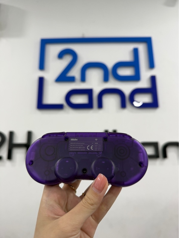 Tay cầm 8BitDo SN30 Pro Bluetooth - Màu tím - Ngoại hình 97.5% - Kèm box , dây sạc