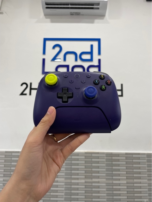 Tay cầm 8bitdo Ultimate 2 - 3 mod - Màu tím - Ngoại hình: 98% - Kèm túi