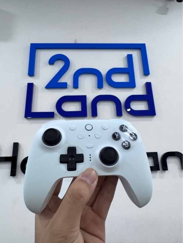 Tay cầm 8bitdo ultimate 2 - 3 mode - Màu trắng - Ngoại hình 99% - Fullbox kèm receiver